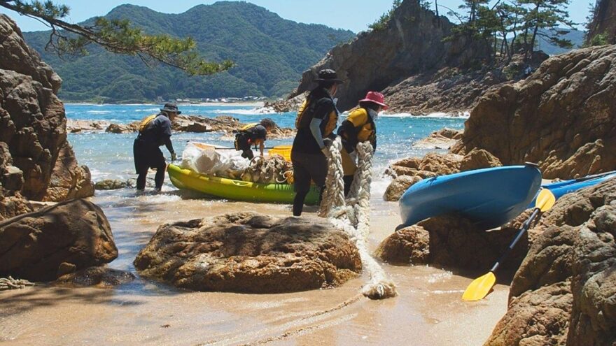 西脇海岸おそうじカヌー