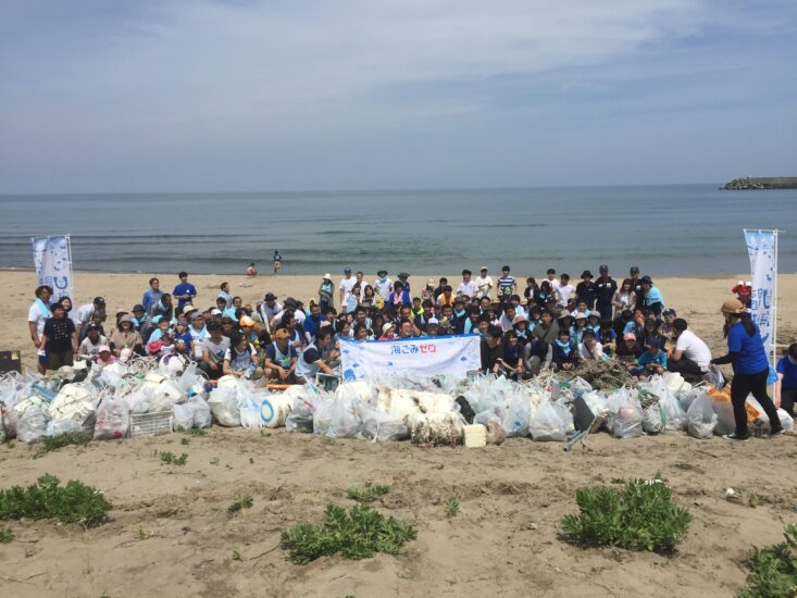 有志300人集結！岩戸海水浴場清掃活動！!