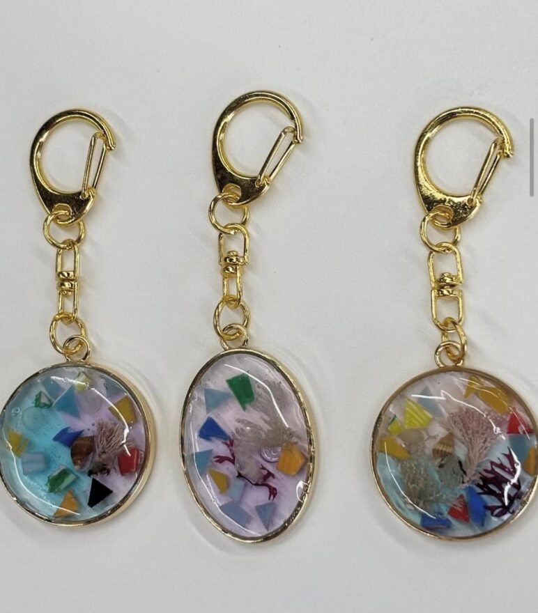 大人気「海ごみでつくるキーホルダー」ワークショップを開催しました！