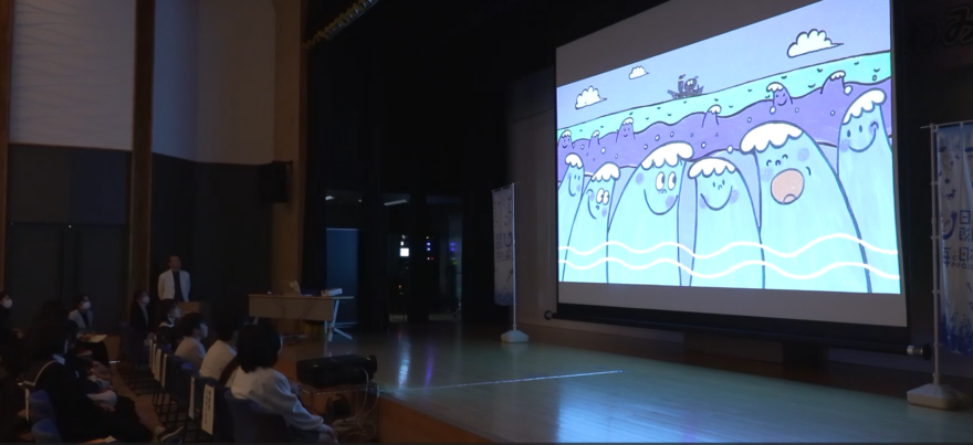 アニメ「海の神様」初お披露目！